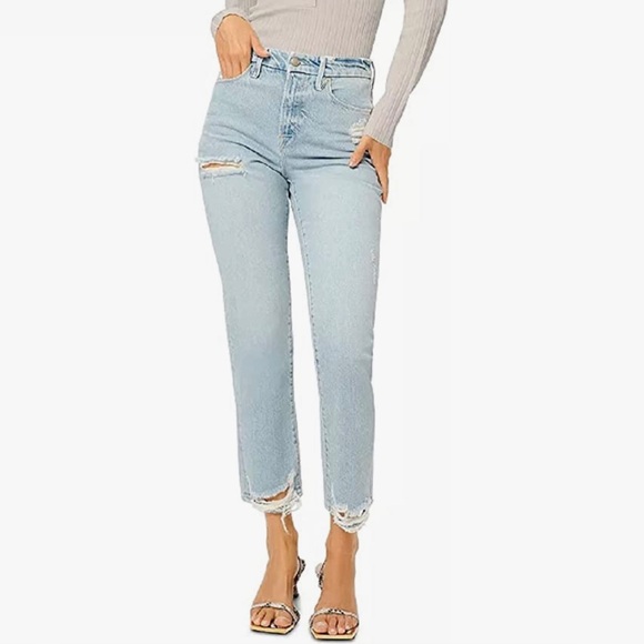 NWT Good American Good Boy Blue802 - Picture 6 of 10